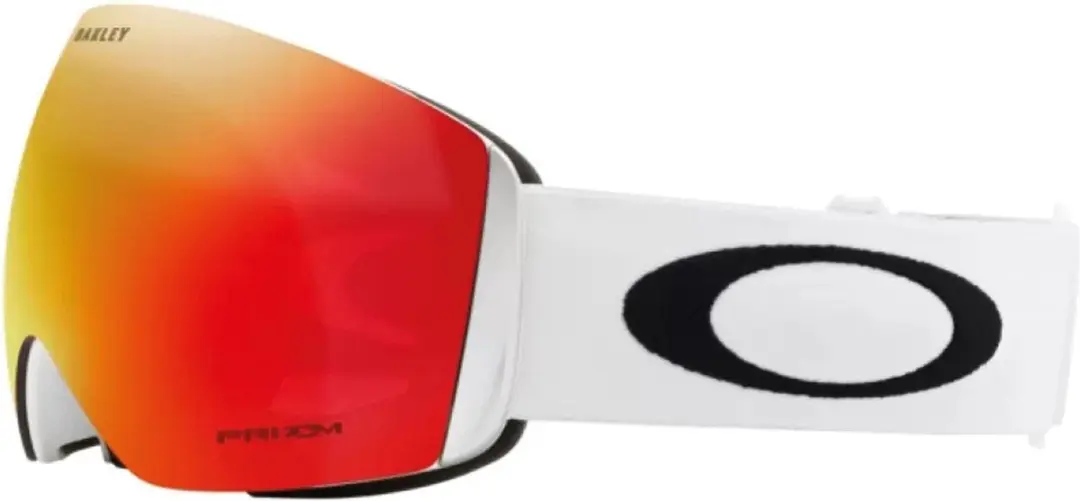 Oakley Flight Deck L Skibrillen - Matte White PRIZM Snow Torch - afbeelding 2 van 6