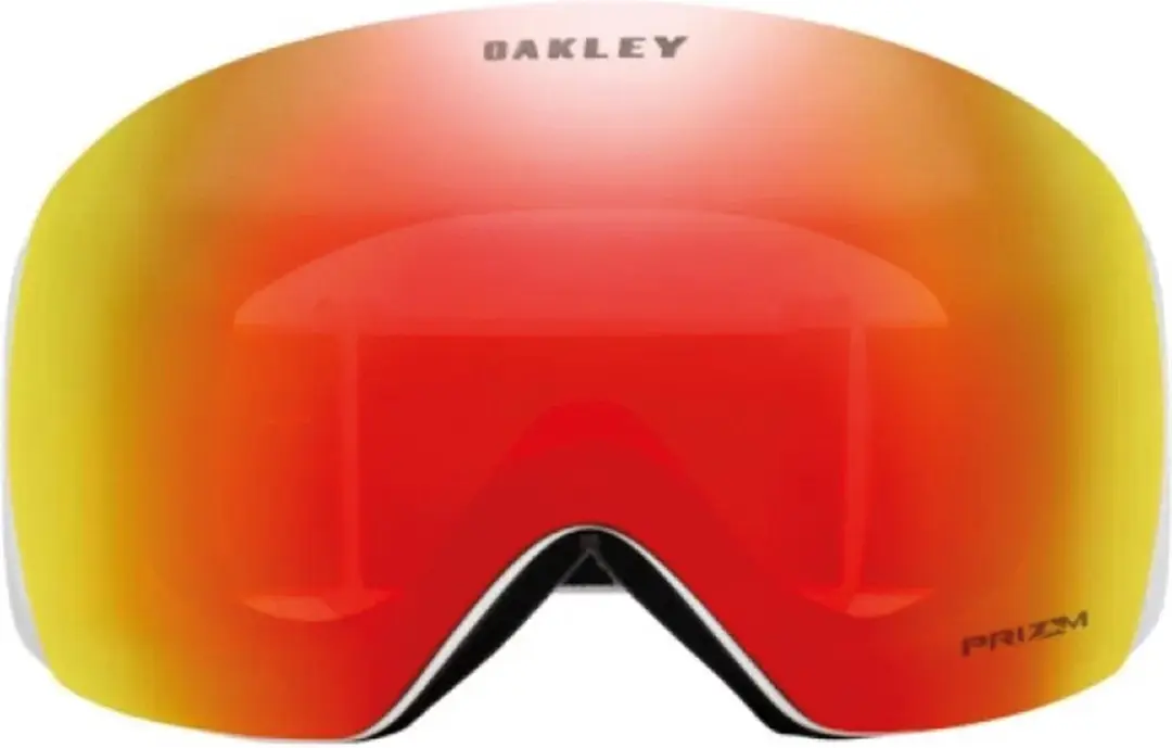 Oakley Flight Deck L Skibrillen - Matte White PRIZM Snow Torch - afbeelding 4 van 6