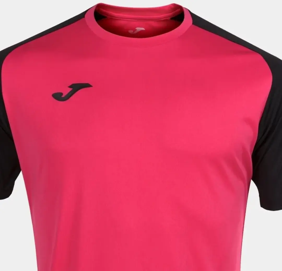 Joma Academy IV Shirt Heren - Raspberry/Zwart L