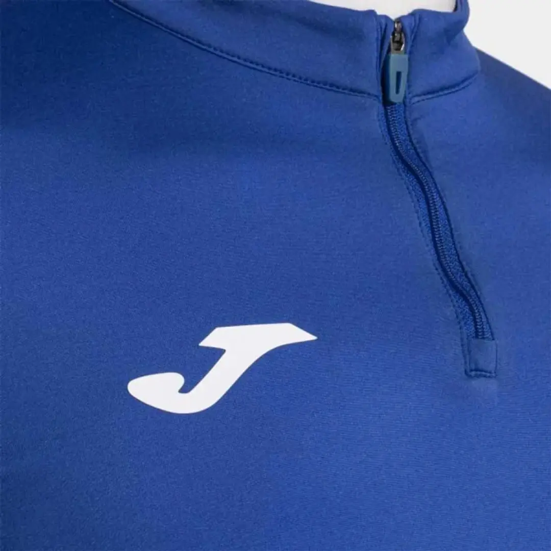 Joma Elite Xi Sweatshirt - Halve Rits - Royal/White - XL - afbeelding 4 van 4