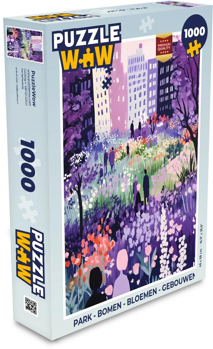 PuzzleWow Legpuzzel 1000 Stuks Park