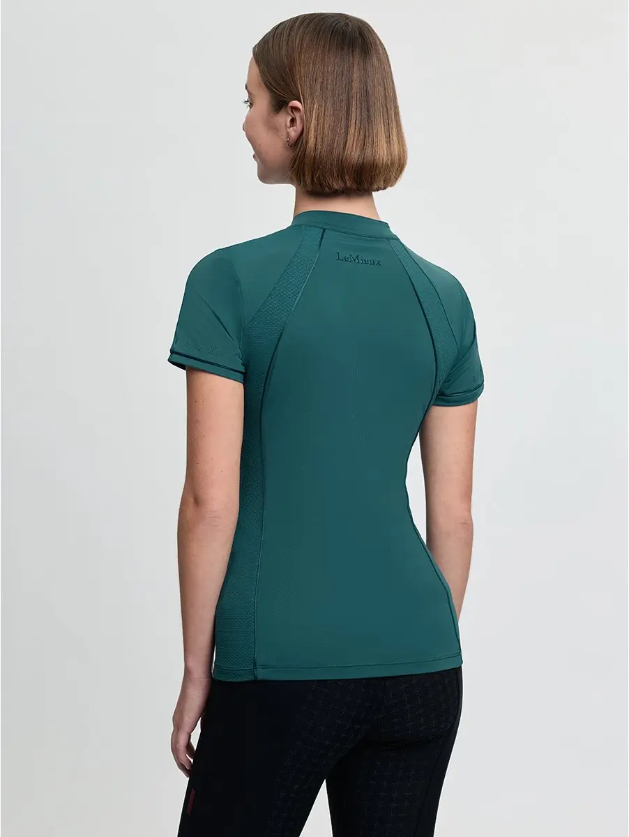 Lemieux Lisa Mesh Shirt - 40 - Turquoise