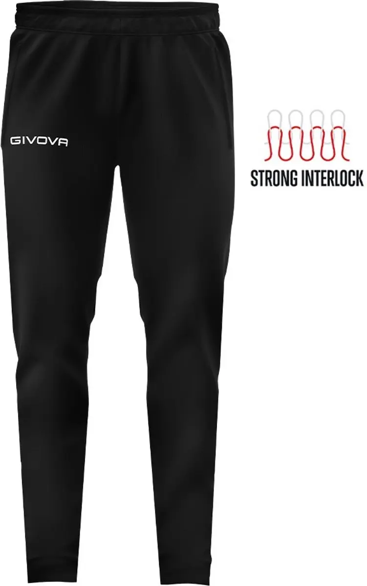 Givova 100 Trainingsbroek Zwart 10-12 Years Jongens,Meisjes