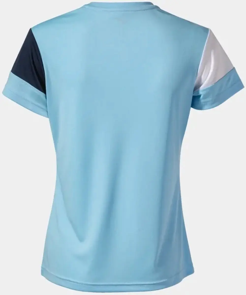 Joma Dames T-shirt Camiseta Manga Sky Blue-Marineblauw XS