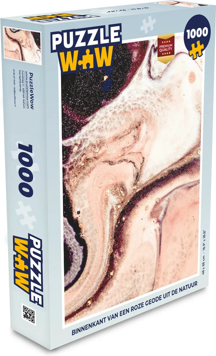 PuzzleWow Legpuzzel 1000 Stuks - Multicolor