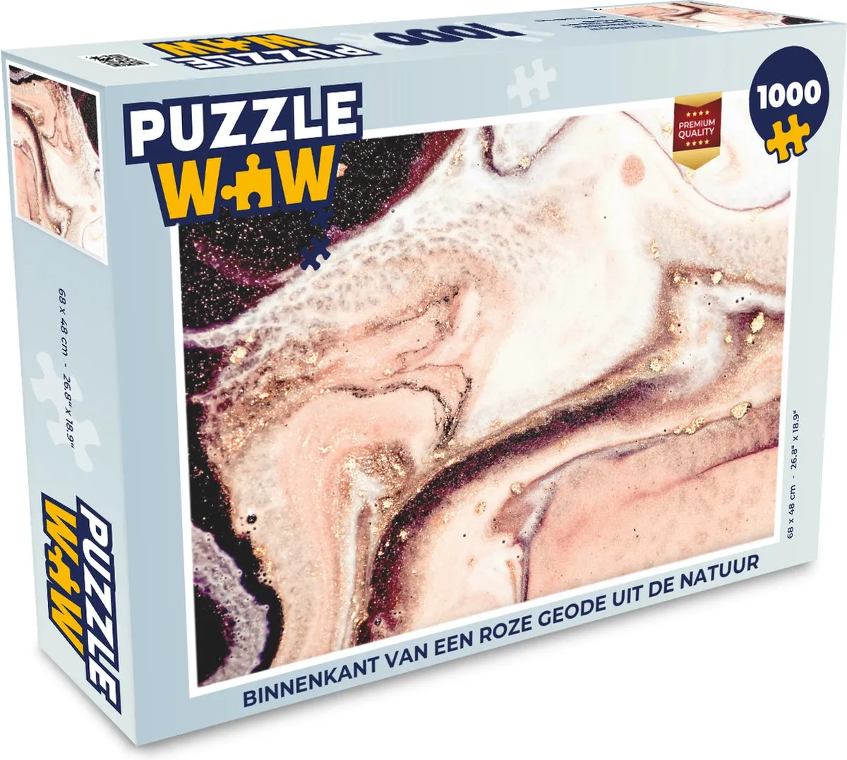 PuzzleWow Legpuzzel 1000 Stuks - Multicolor
