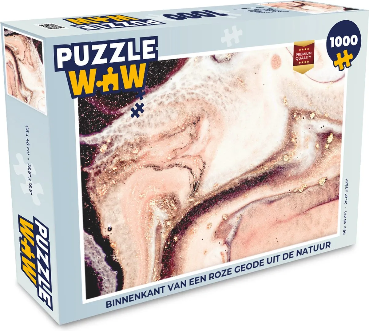PuzzleWow Legpuzzel 1000 Stuks - Multicolor