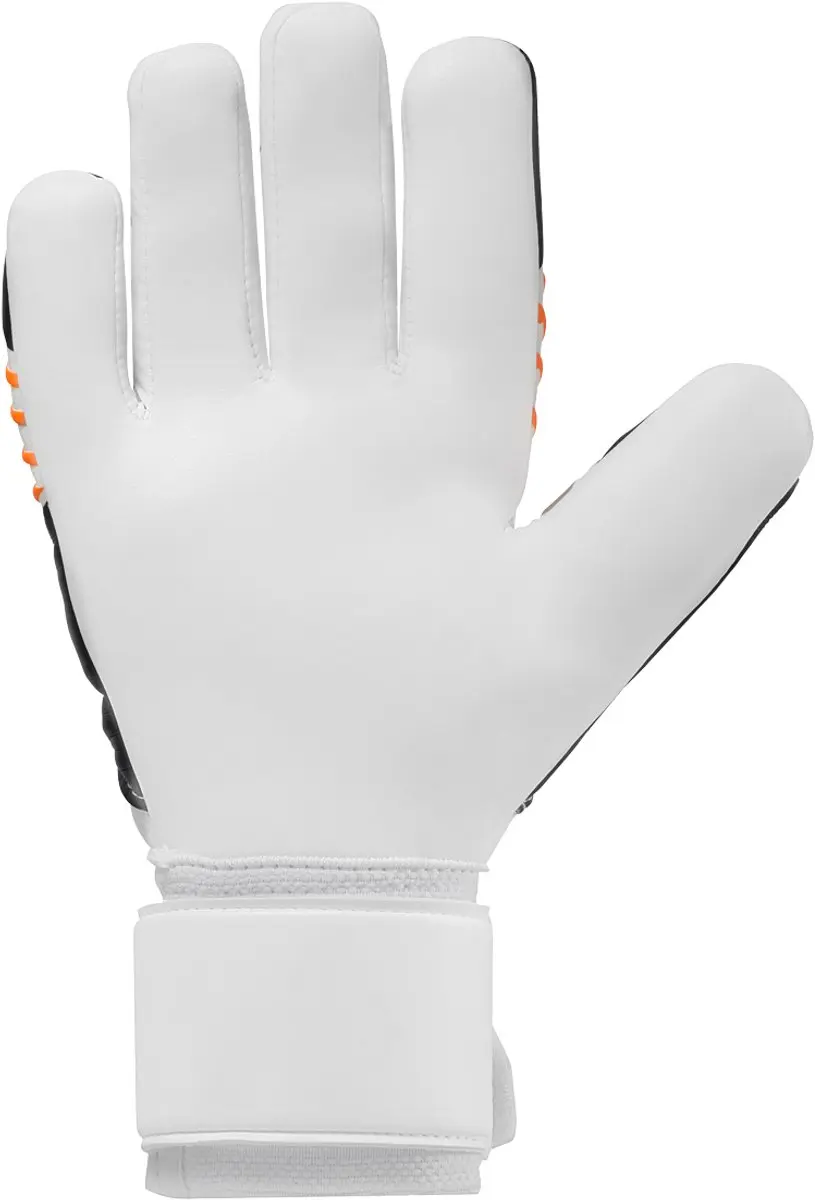 Uhlsport FM Soft HN Keepershandschoenen - Maat 6 - Wit/Zwart/Fluo Oranje