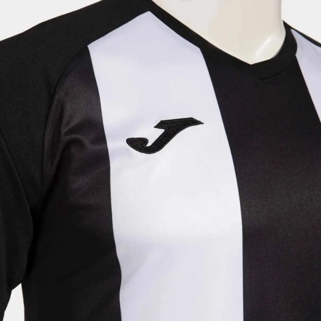 Joma Inter IV T-shirt Kort 2XL - Wit/Zwart