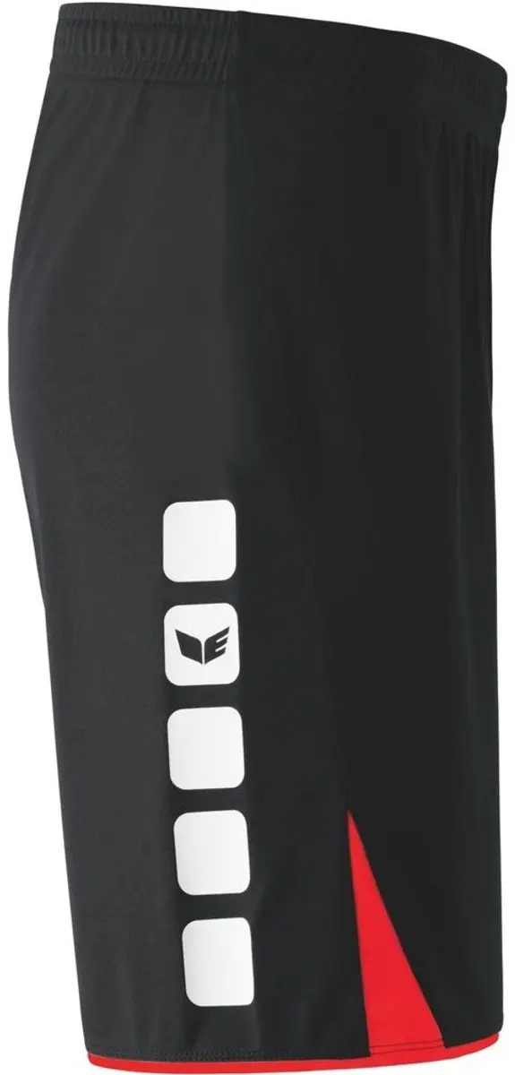 Erima 5-Cubes Short 140 - Rood/Zwart