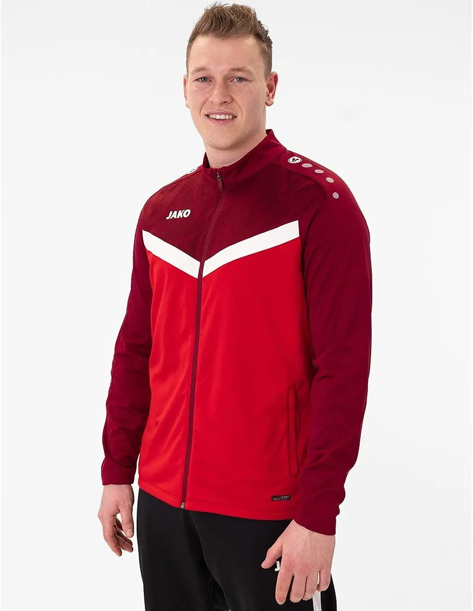 Jako Iconic Polyestervest Heren - M - Rood
