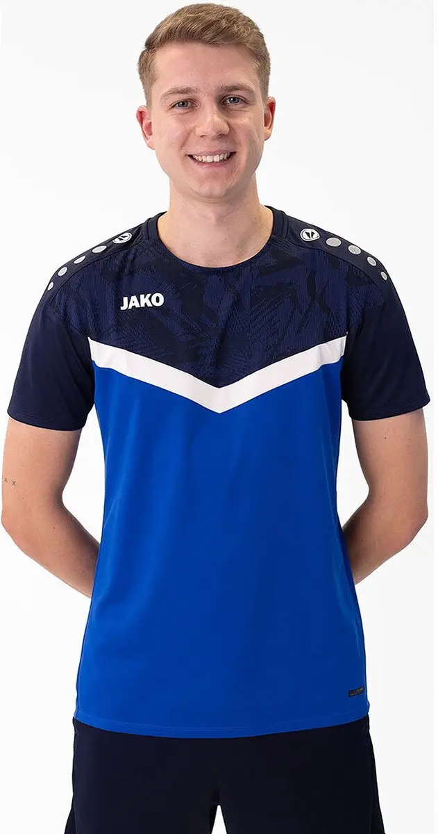 JAKO Iconic T-Shirt Heren Royal - 3XL