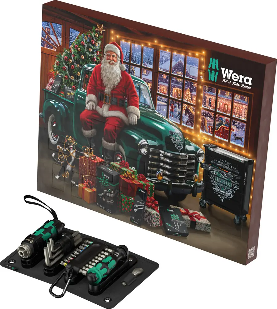 Wera Adventskalender 2026 24-delig