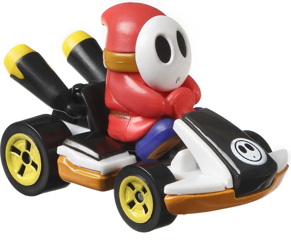 Hot Wheels Super Mario Kart Shy Guy - GRN25 Multikleur
