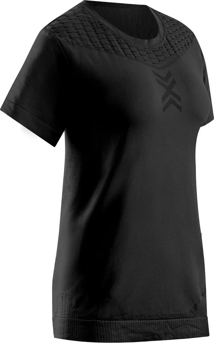 X-Bionic X-Ential Sportshirt Dames Korte Mouw X Black