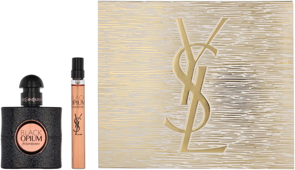 Yves Saint Laurent Black Opium Parfum Giftset 2x40ml - afbeelding 6 van 6