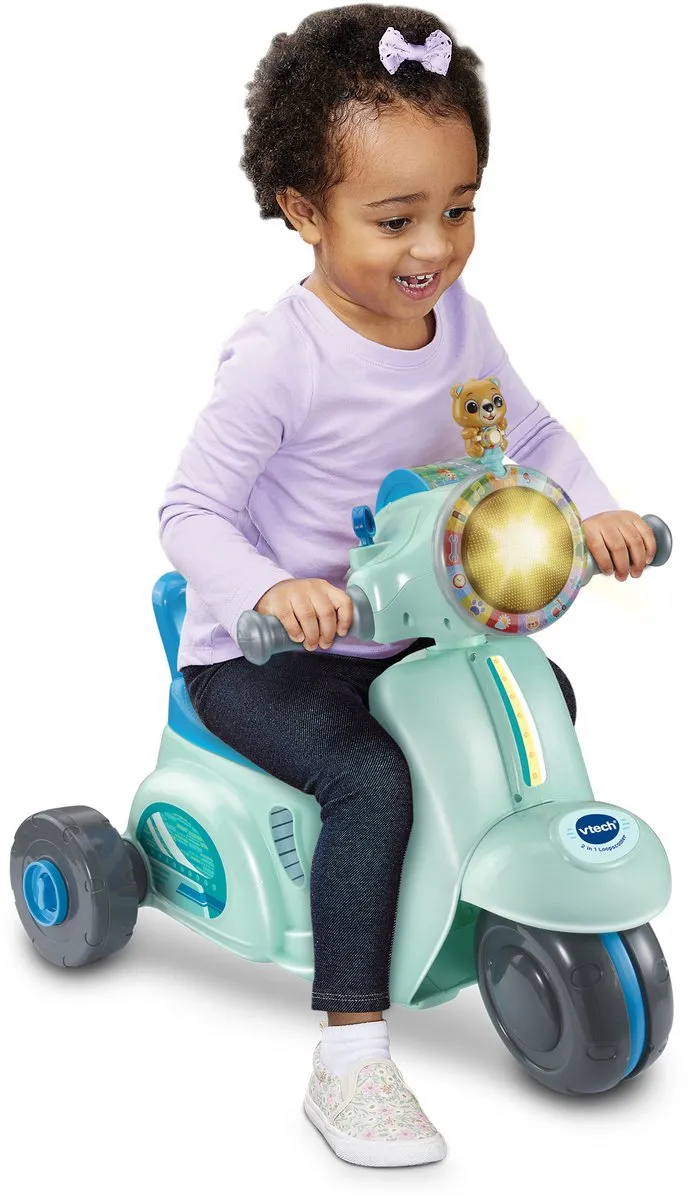VTech 2-in-1 Loopscooter - Blauw