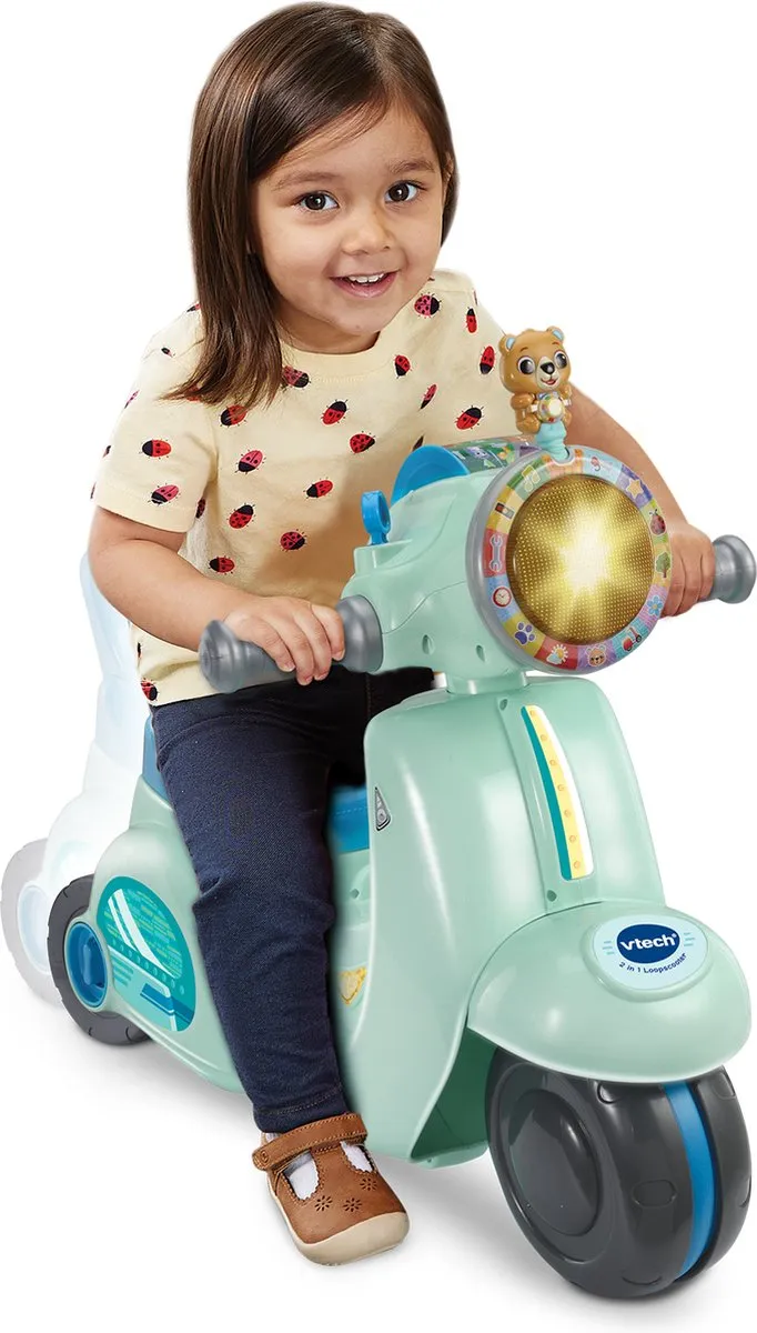 VTech 2-in-1 Loopscooter - Blauw