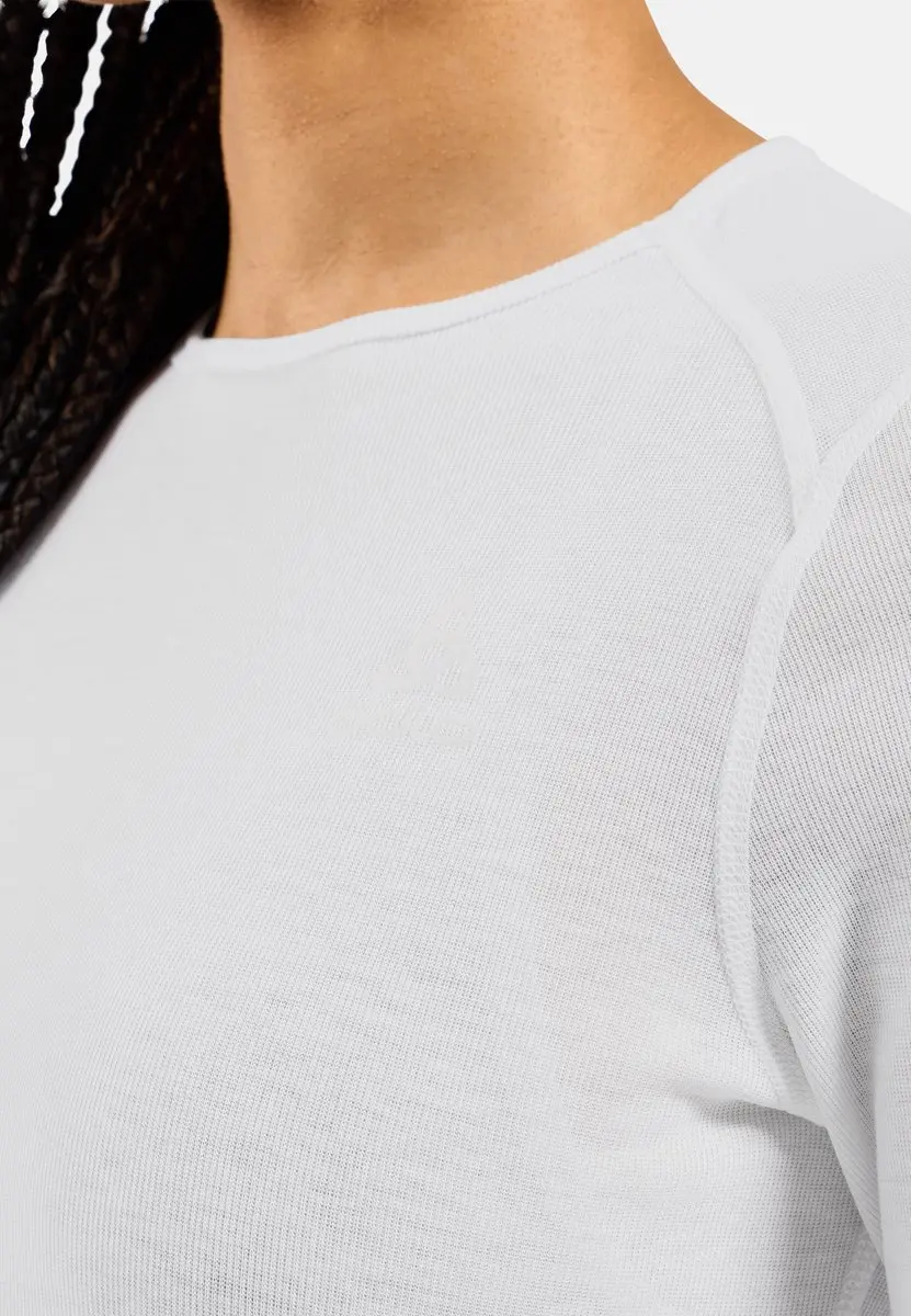 ODLO Active Warm Thermoshirt Dames - Maat M - Wit - afbeelding 3 van 6