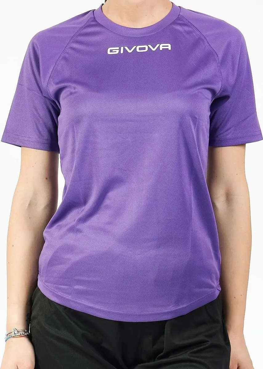 Sportshirt Givova One, MAC01 Paars/Violet, maat 4XS (110-116)