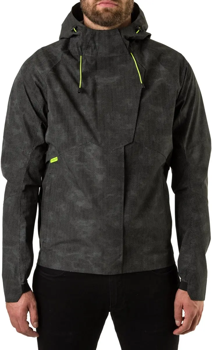 AGU Tech Commuter Regenjas Heren - Waterdicht - Reflecterend - Zwart - afbeelding 5 van 6