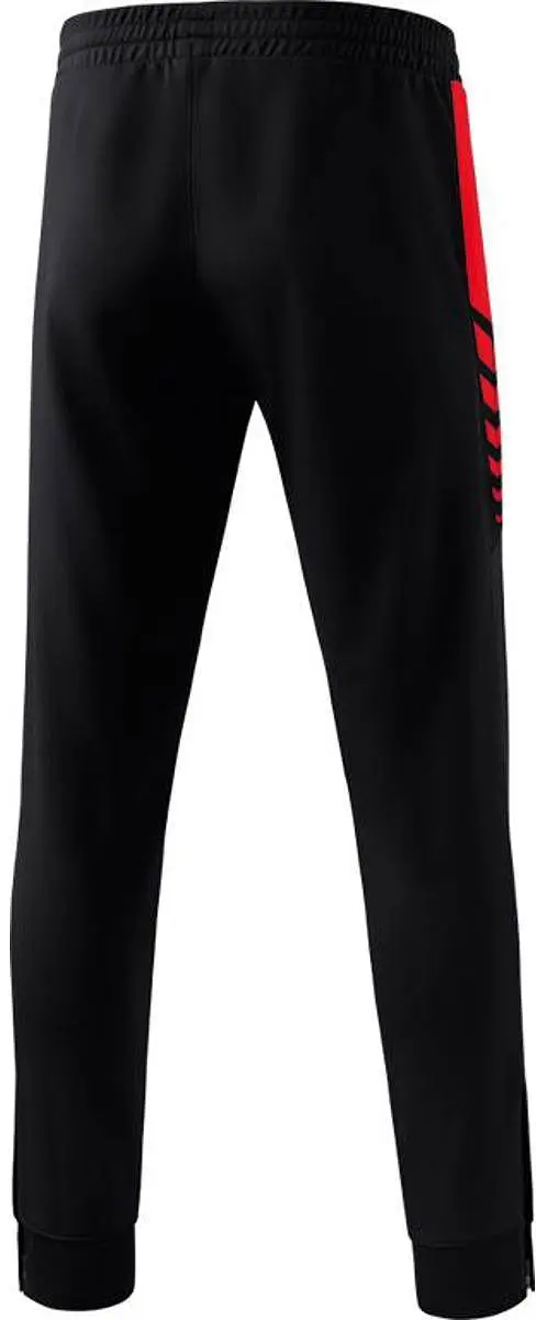Erima Six Wings Worker Heren Trainingsbroek - Rood/Zwart 3XL - afbeelding 6 van 6