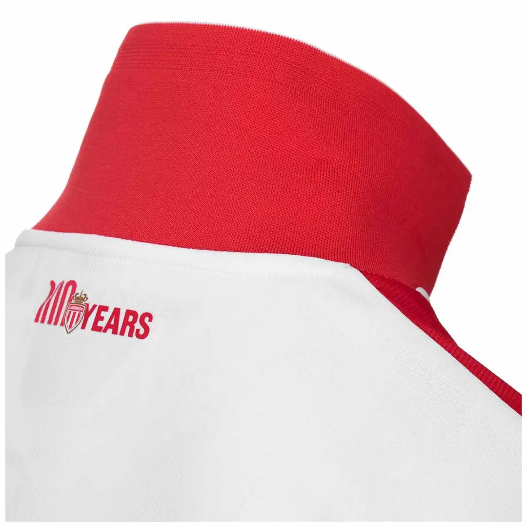 Kappa AS Monaco Trainingsshirt 2024/25 - 8 jaar - Wit/Rood - afbeelding 5 van 6