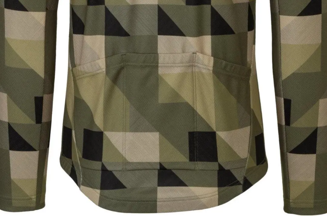 AGU Triangle Stripe Fietsshirt Heren - Lange mouwen - M - Groen - afbeelding 6 van 6