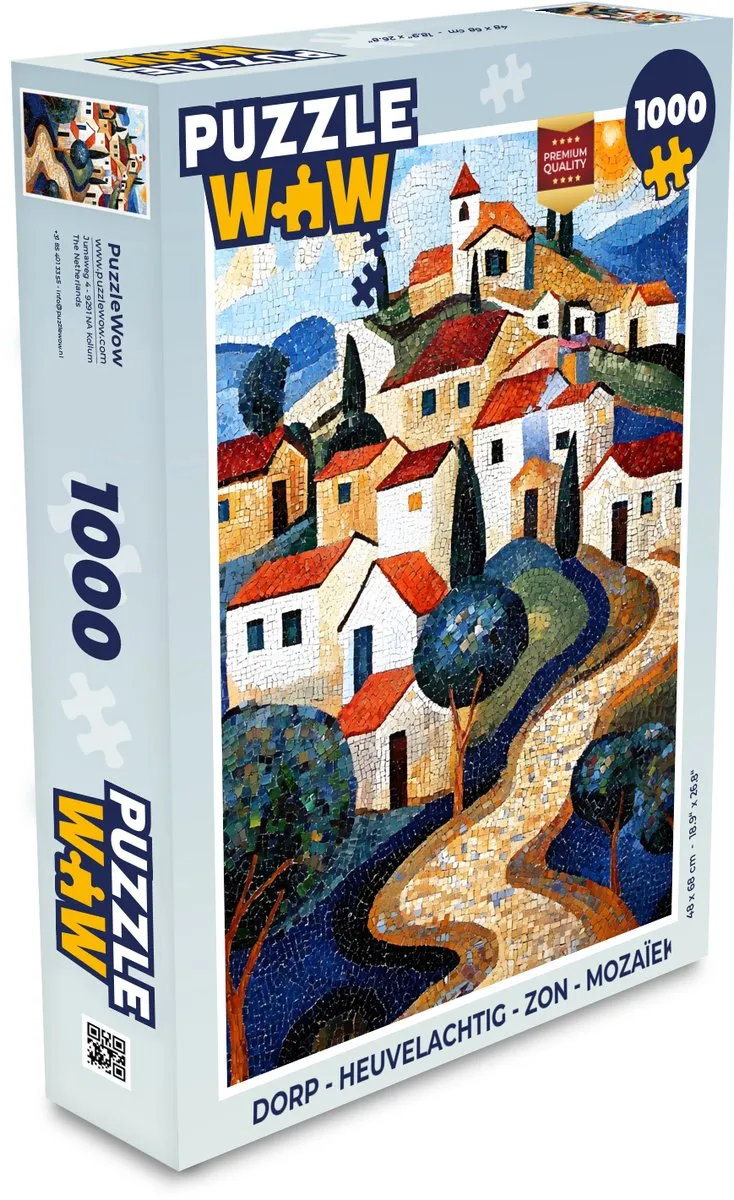 PuzzleWow Legpuzzel 1000 Stuks