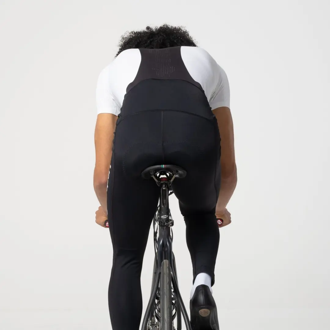 AGU Performance Warm Bibtight Heren Fietsbroek - Thermofiber - Wind- en Waterafstotend - Zwart XL - afbeelding 3 van 6
