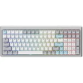 Ducky Cushion 98 Shush Green Switch Silver Silent toetsenbord