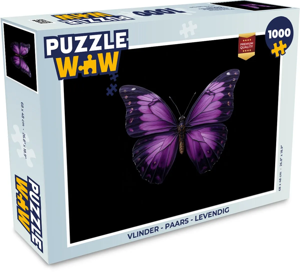 PuzzleWow Vlinder Legpuzzel 1000 Stuks
