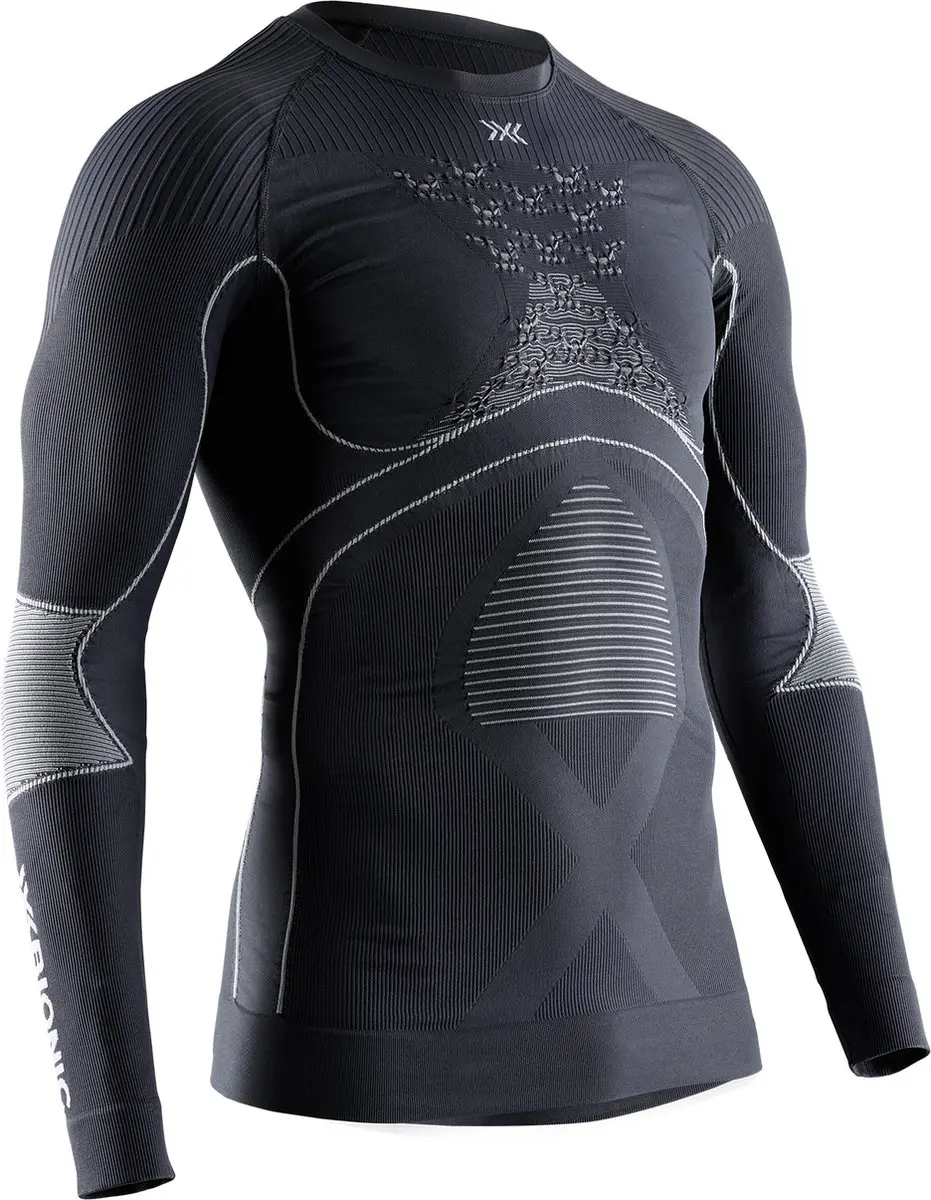 X-Bionic Energy Accumulator 4.0 Thermoshirt Lange Mouwen Heren Charcoal/Pearl Gr