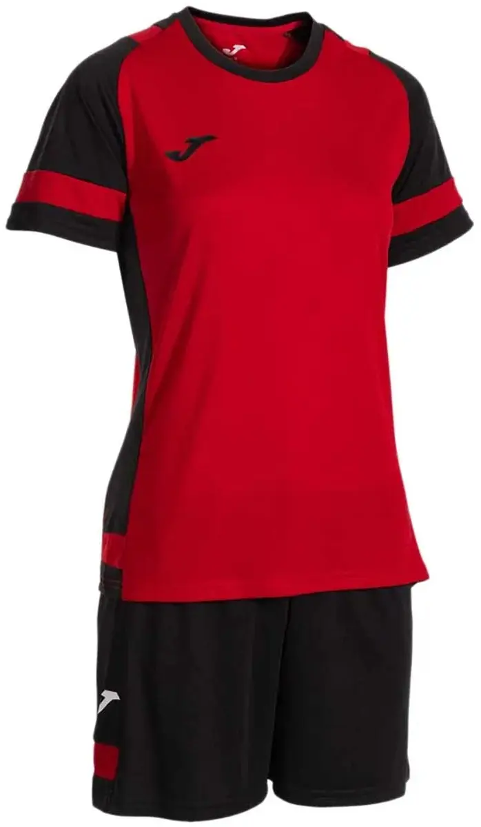 Joma Lider Korte Mouw Set - M - Rood/Zwart