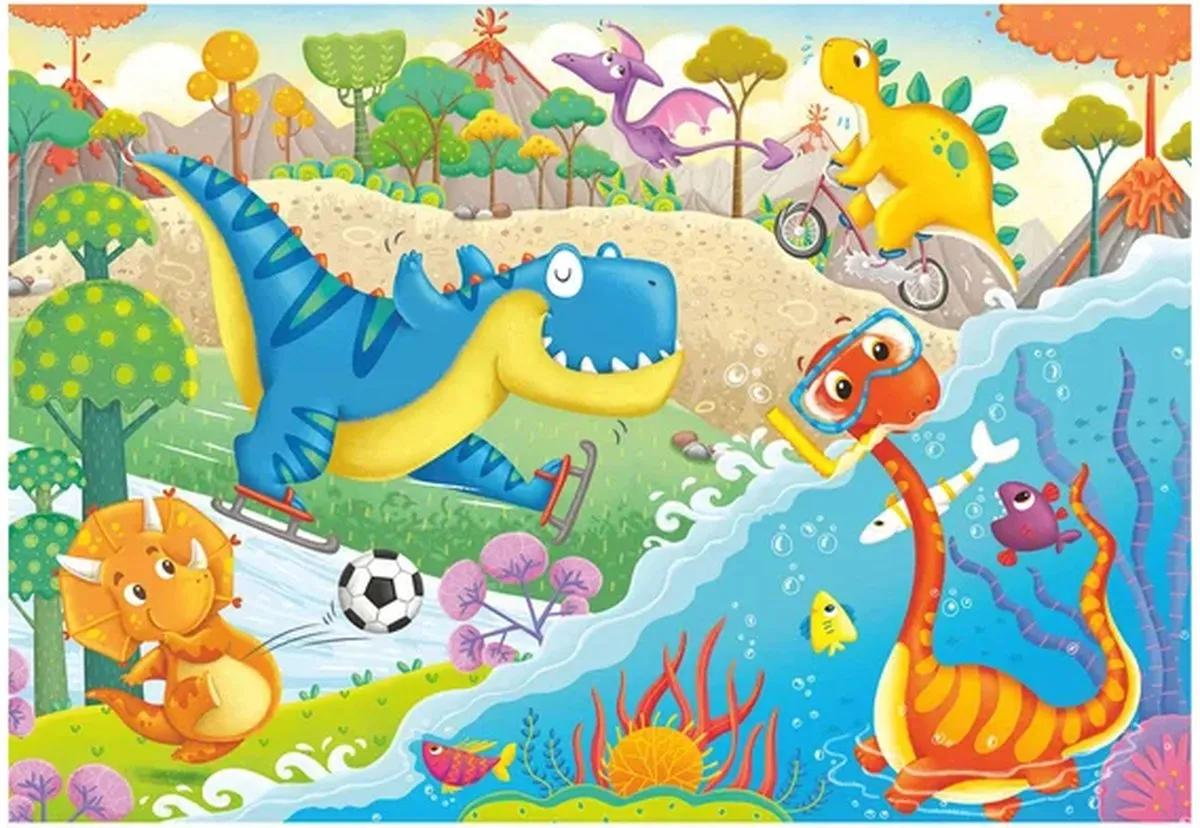 Ravensburger Lievelingsdino's Puzzels 12 Stuks - Multicolor - afbeelding 6 van 6