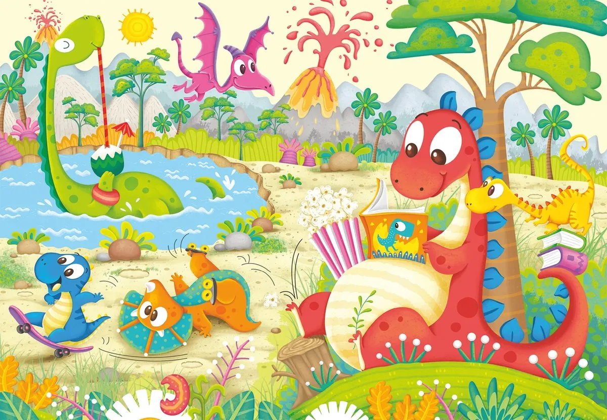 Ravensburger Lievelingsdino's Puzzels 12 Stuks - Multicolor