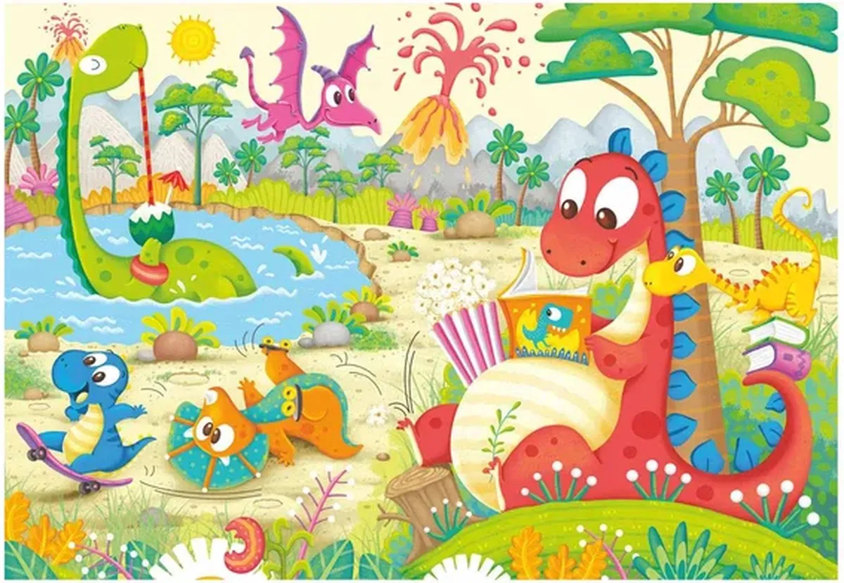Ravensburger Lievelingsdino's Puzzels 12 Stuks - Multicolor
