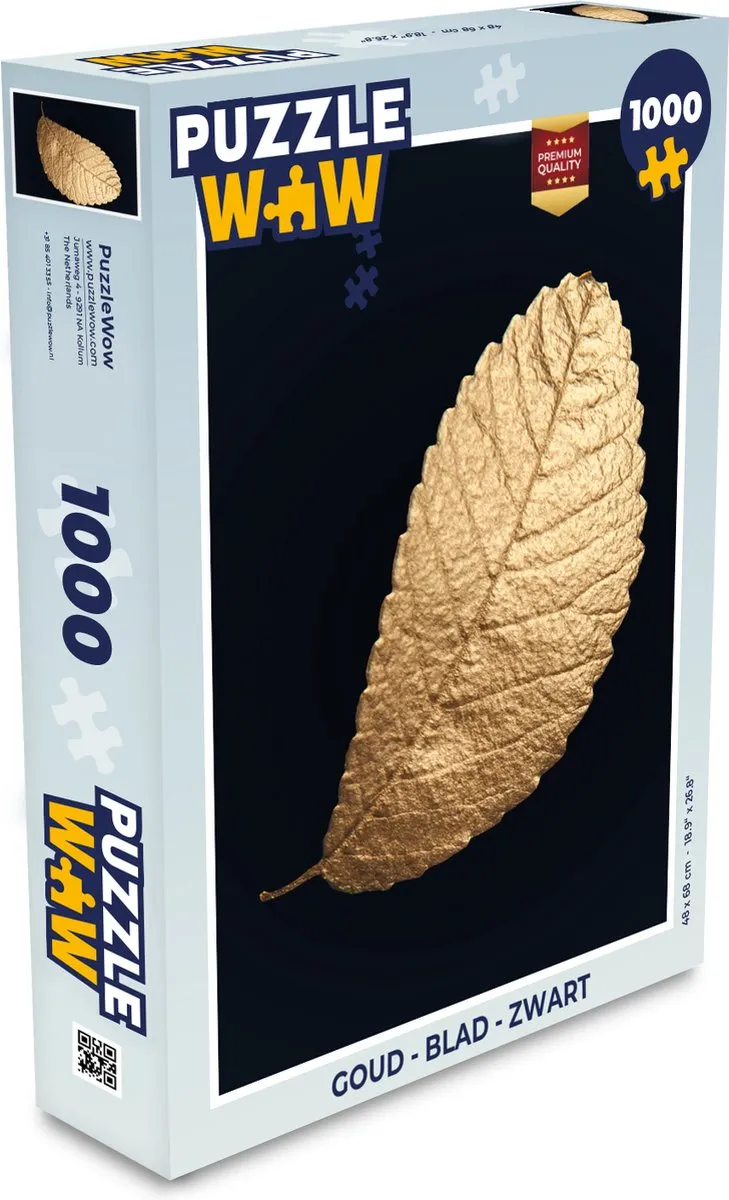 PuzzleWow Bladeren Legpuzzel 1000 Stuks - Multicolor