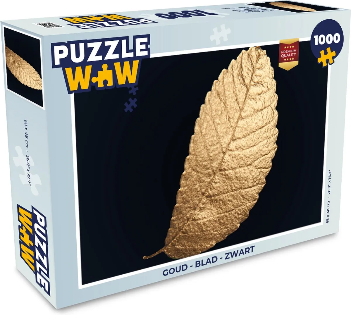 PuzzleWow Bladeren Legpuzzel 1000 Stuks - Multicolor