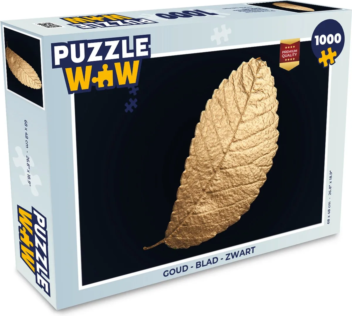 PuzzleWow Bladeren Legpuzzel 1000 Stuks - Multicolor