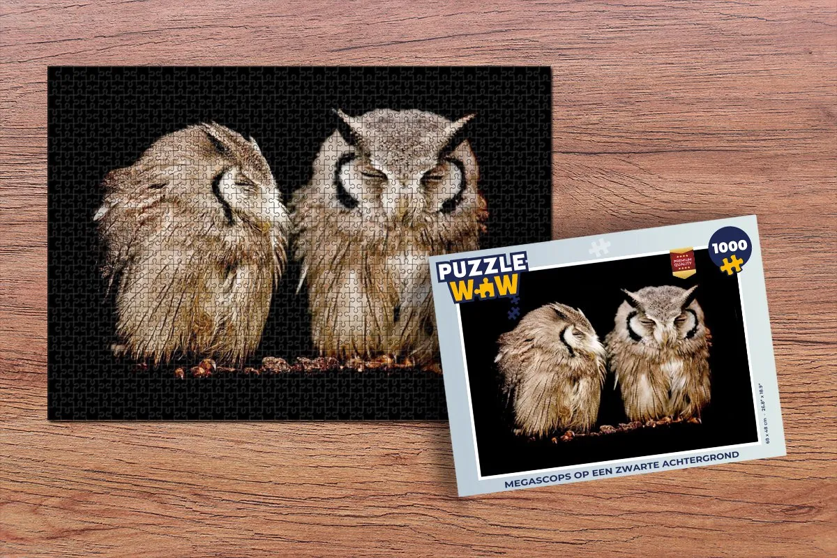 PuzzleWow Vogel Legpuzzel 1000 Stuks - Multicolor