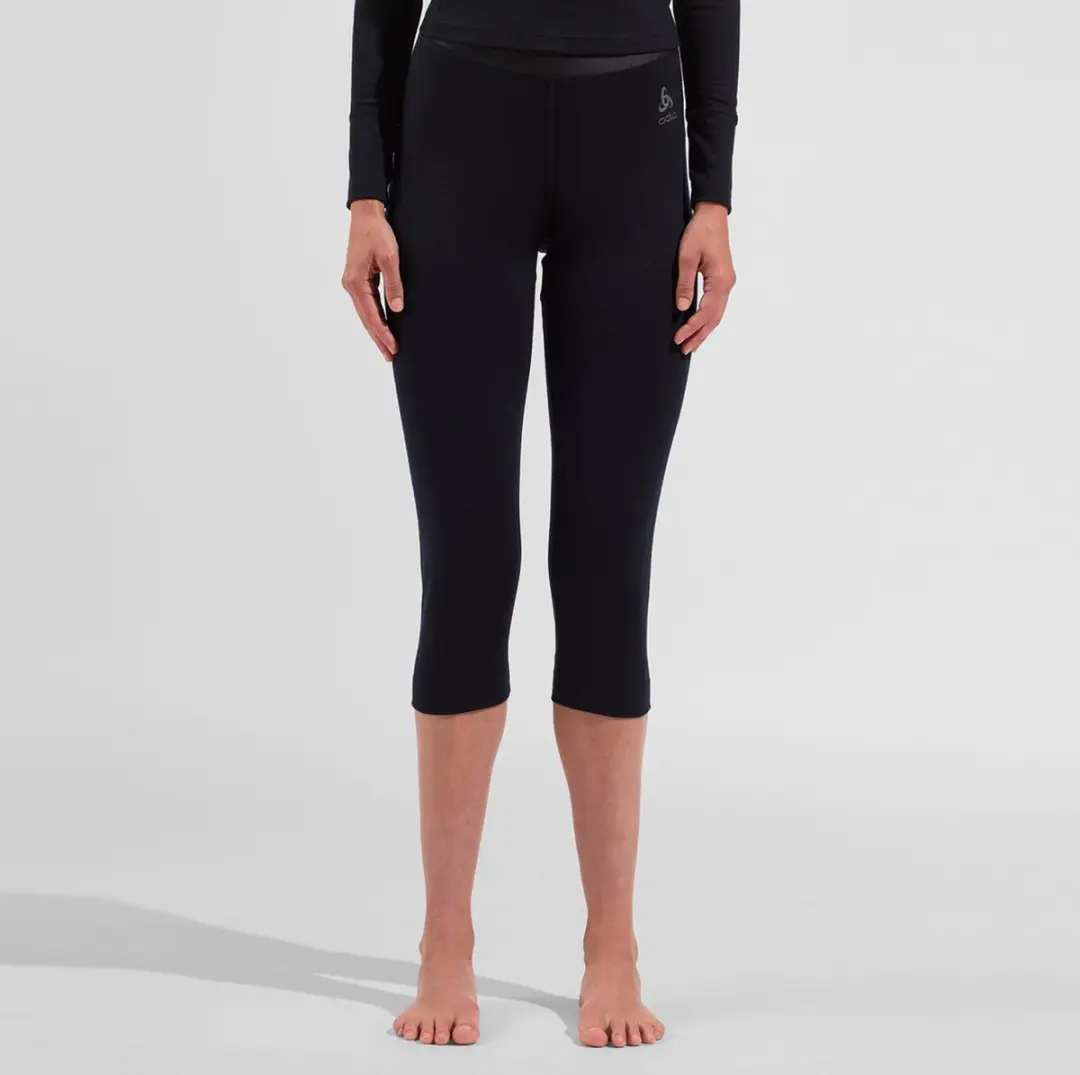 ODLO Baselayer Driekwartsbroek Merino 200 - Zwart S - afbeelding 5 van 6