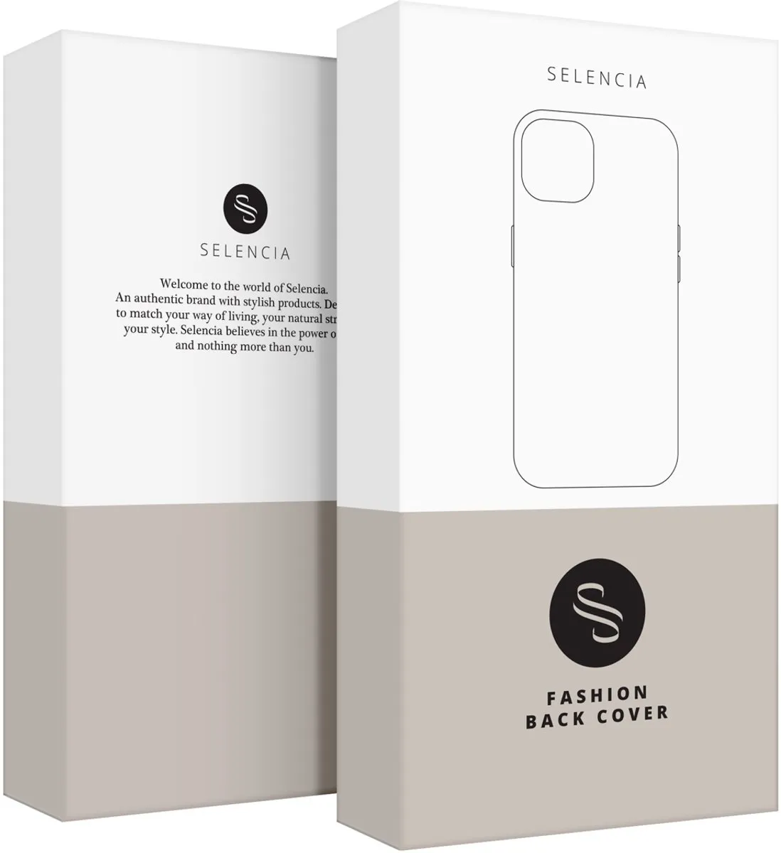 Selencia Hoesje iPhone 17 - Transparant