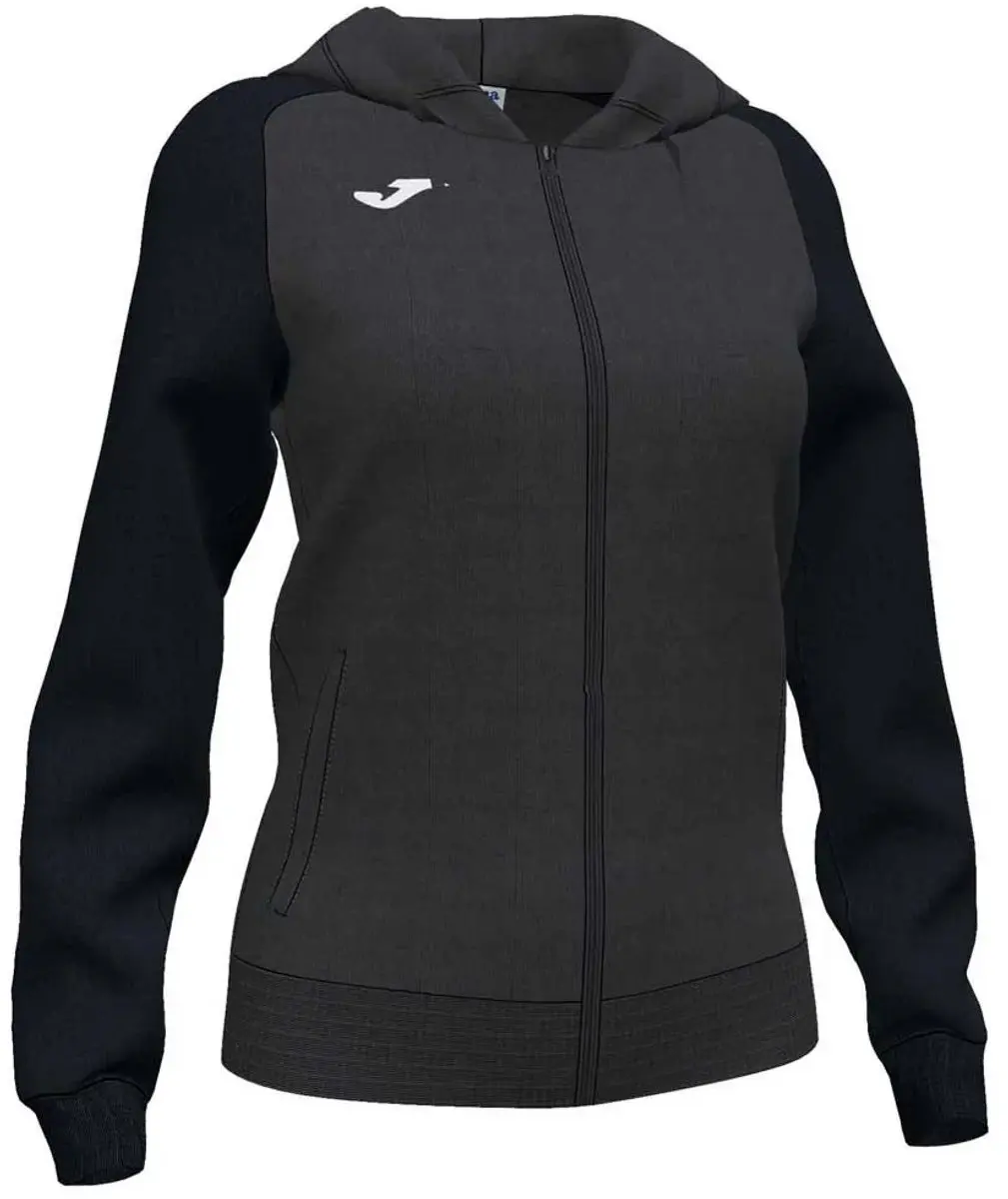 Joma Academy IV Jas Dames - Donkergrijs/Zwart M - afbeelding 6 van 6
