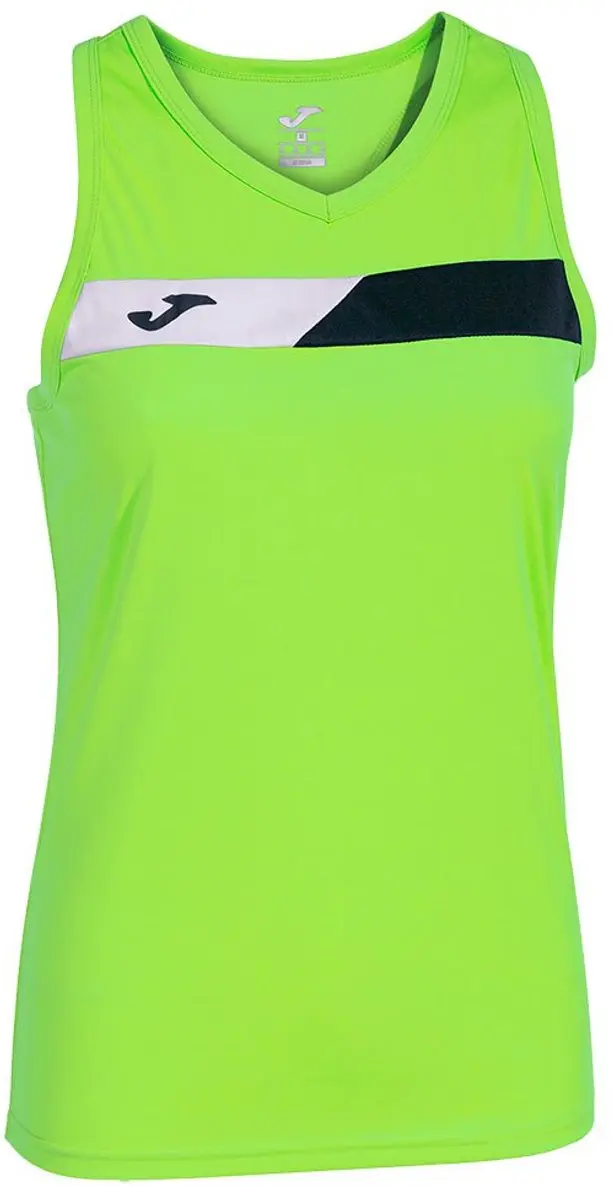 Joma Court Mouwloos T-shirt Groen XL Vrouw