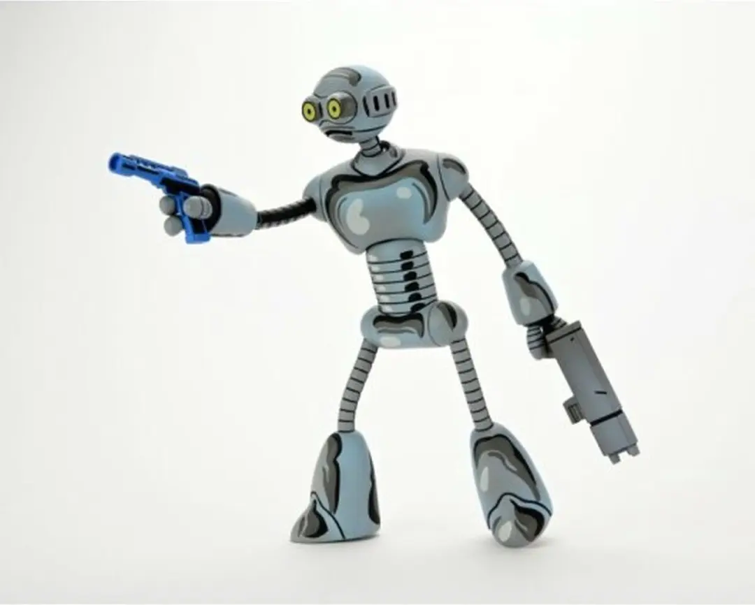 Neca Teenage Mutant Ninja Turtles Mirage Comics Fugitoid 7" Action Figure - Multi - afbeelding 3 van 6