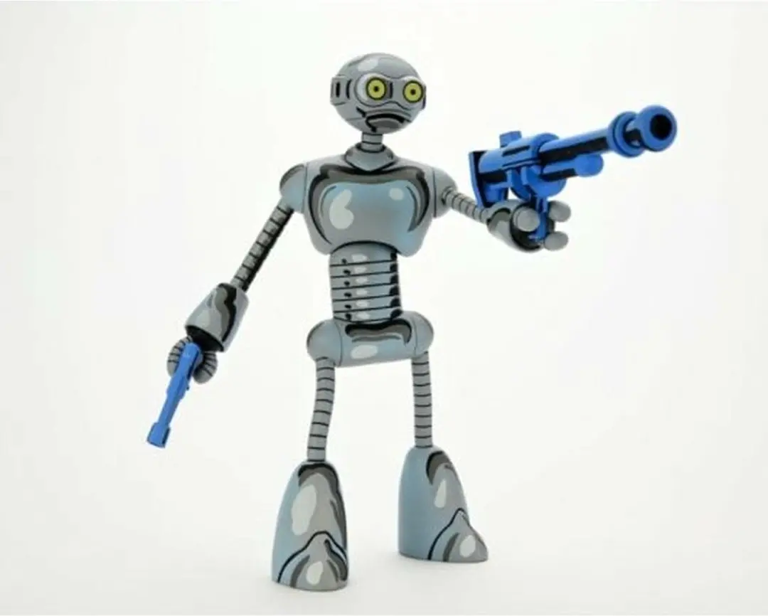 Neca Teenage Mutant Ninja Turtles Mirage Comics Fugitoid 7" Action Figure - Multi - afbeelding 4 van 6