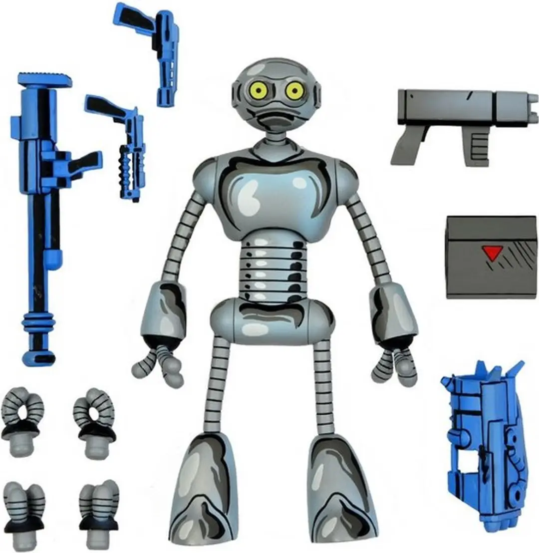 Neca Teenage Mutant Ninja Turtles Mirage Comics Fugitoid 7" Action Figure - Multi - afbeelding 6 van 6