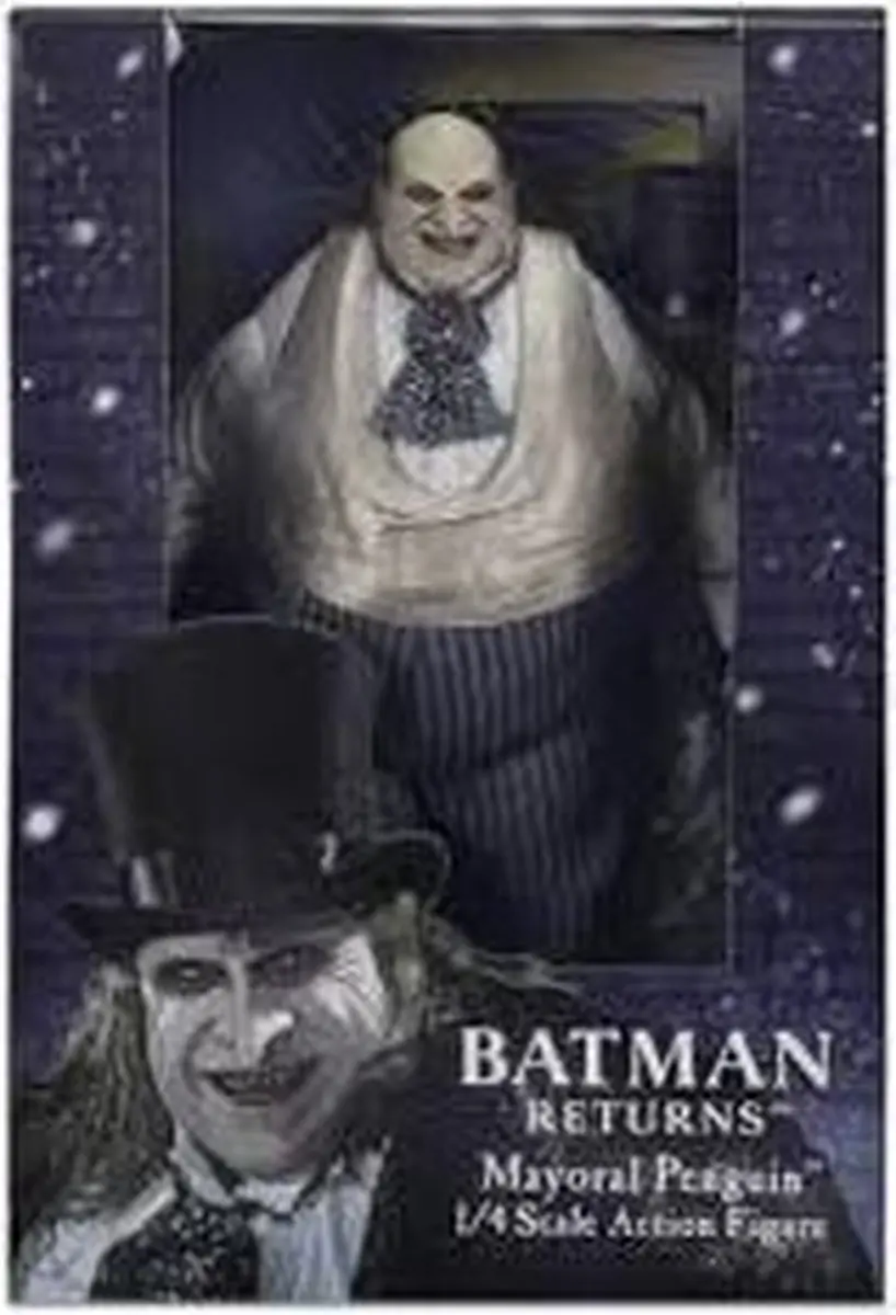 NECA Batman Returns Action Figure 1/4 Mayoral Penguin (Danny DeVito) 38 cm Actio