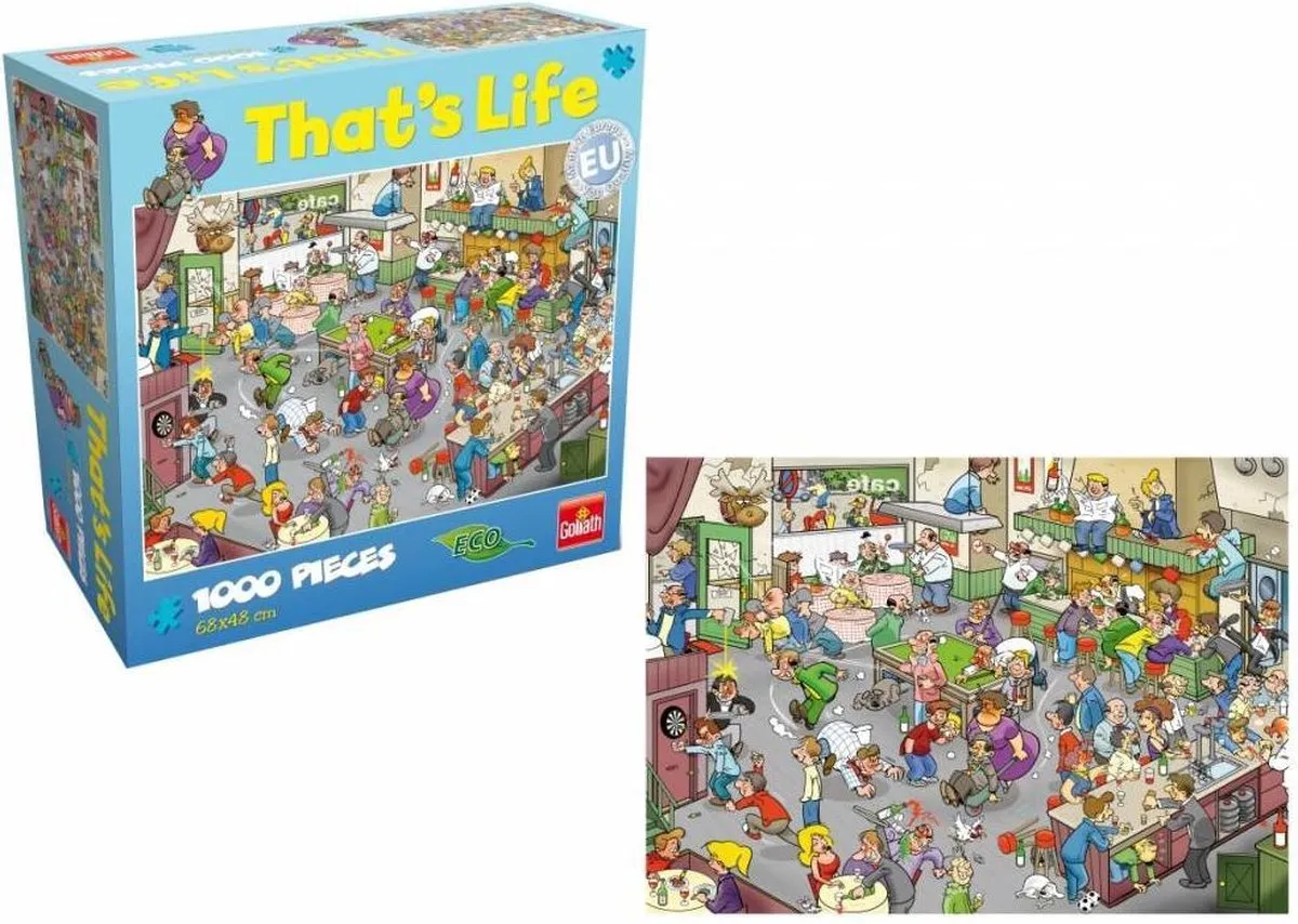 Goliath That's Life 1000 Puzzel - 1000 Stuks - Groen